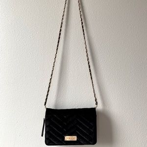 Bebe velvet crossbody